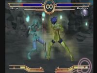 une photo d'Ã©cran de Saint Seiya - Le Sanctuaire sur Sony Playstation 2